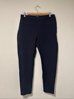 Pink Tartan Navy Slim Ankle Pant
